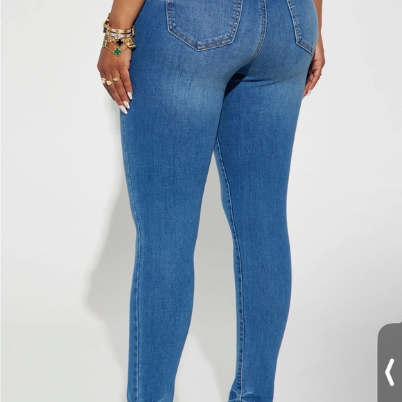 Fashion nova Hold You In Soft Stretch Skinny Jeans - Medium Wash 13 - Picture 2 of 3